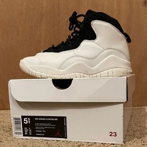 White / Black Jordans